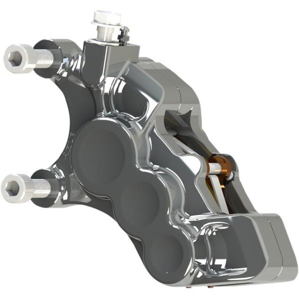 【USA在庫あり】 1701-0608 アレンネス Arlen Ness 6ピストン キャリパー 11.8インチローター用 フロント 左 クローム JP店