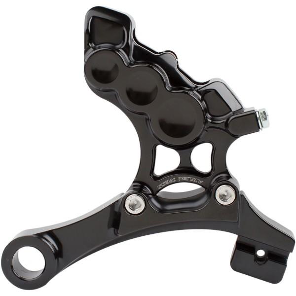 【USA在庫あり】 1701-0627 アレンネス Arlen Ness 4ピストン キャリパー 11.8インチローター用 リア 黒 JP店