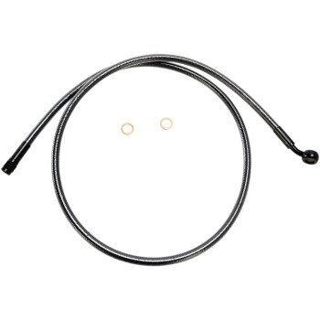 【USA在庫あり】 1741-4081 マグナム MAGNUM フロント ブレーキライン 10mm/35°アッパー 42インチ(1067mm) 黒 JP店