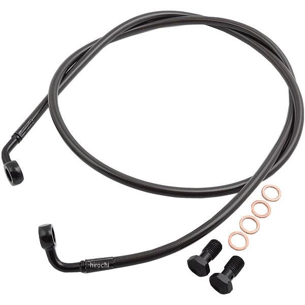 【USA在庫あり】 1741-4394 LAチョッパーズ LA Choppers ブレーキホース Midnight 04年以降 XL ミニエイプバー用 JP店
