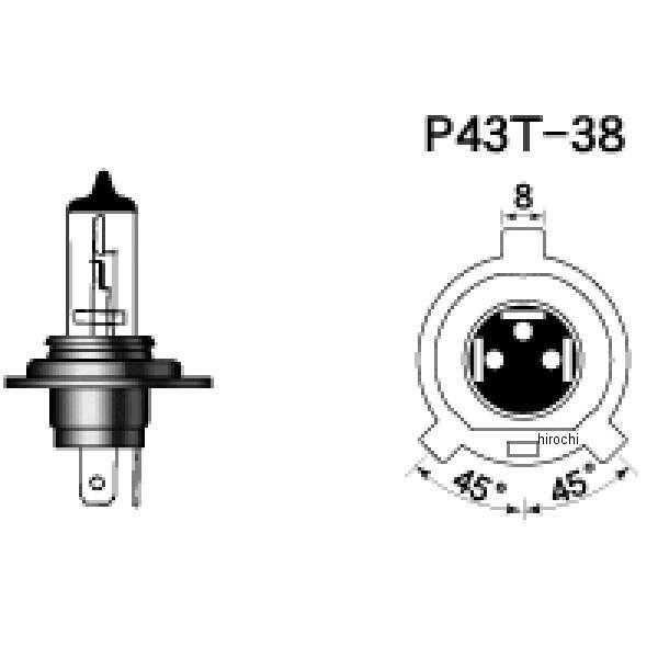 【メーカー在庫あり】 17C M&H マツシマ H4 スタンダードハロゲンヘッドライトバルブ 1個入り ブリスターパック 12V100/90W (クリア) JP店 | ホンダ | 02