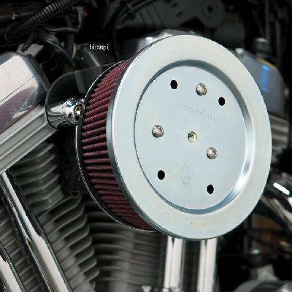 18-823 アレンネス Arlen Ness エアクリーナー ステージII ビックサッカー スタンダード・フィルター クローム 88年以降 XL HD店