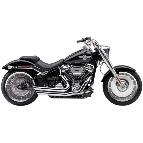 【USA在庫あり】 1800-2323 コブラ COBRA ルエキゾースト スピードスター スラッシュダウン FLFB/FXBR クローム JP店の画像