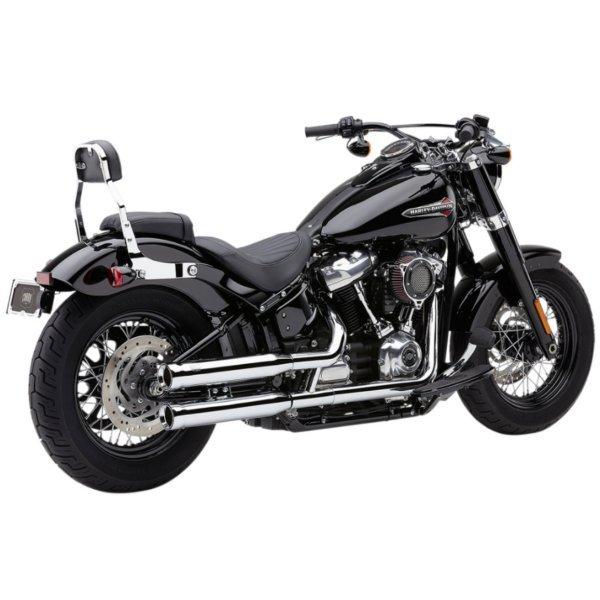 【USA在庫あり】 1801-1242 コブラ COBRA 3インチ スリップオンマフラー NH 18年以降 ソフテイル クローム JP店