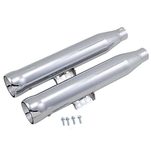 【USA在庫あり】 1801-1267 コブラ COBRA 3インチ スリップオンマフラー NH FLHC/FLDE クローム JP店の画像