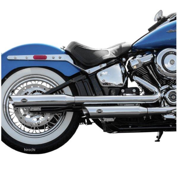 【USA在庫あり】 1801-1356 S\u0026Sサイクル S\u0026S Cycle スリップオンマフラー スラッシュカット FLHC/FLDE クローム JP店
