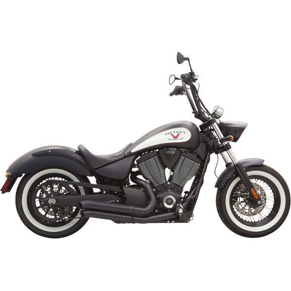 【USA在庫あり】 1810-1997 バッサニ Bassani フルエキゾースト プロストリート ターンアウト 06年-15年 ヴィクトリー 黒 JP店