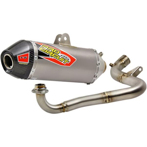 【USA棚卸し資産あり】 1810-2549 労働者階級電気回路 Pro Circuit フルエキゾースト T-6 非対称 16年-17年 グロム MSX125 ステン/チタン/炭素 JP店