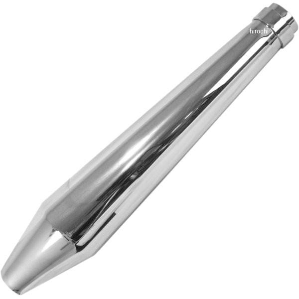 【USA在庫あり】 1811-2526 エムゴ EMGO スリップオンマフラー テープレッド カフェ 1.75インチ 左右共通 クローム 1本入り JP店