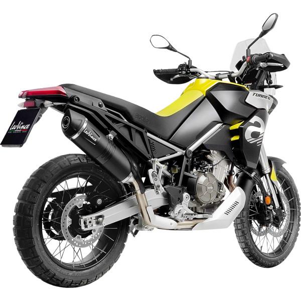 【USA在庫あり】 1811-4295 LEOVINCE LV One EVO スリップオンマフラー 22年-23年 アプリリア Tuareg 660 黒 JP店の画像