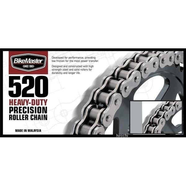 【USA在庫あり】 bkm197655 バイクマスター BikeMaster チェーン 520H ヘビーデューティー ナチュラル 122L クリップ JP店