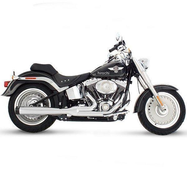 200-0200 ラインハート Rinehart Racing フルエキゾースト 2-INTO-1 クローム/黒 86年以降 ソフテイル JP店 | Harley Davidson