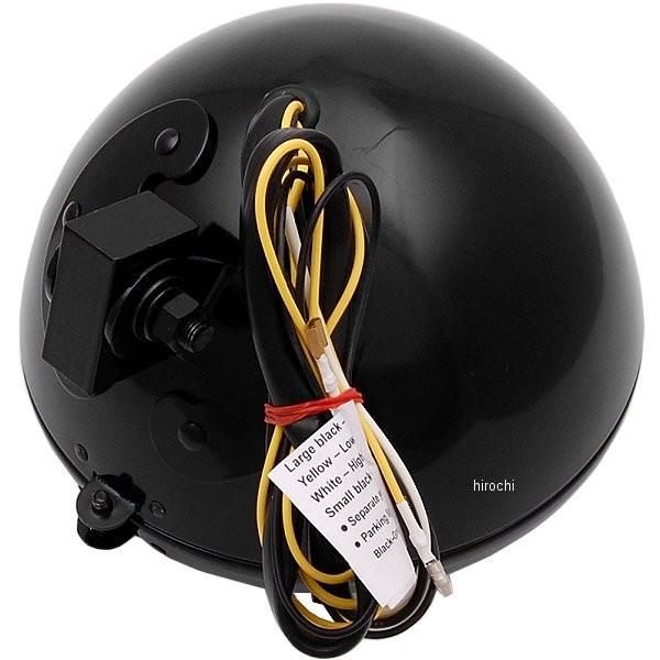 【USA在庫あり】 2001-0556 DRAG ヘッドライト 7インチ 60/55W 86年-17年 FLST 黒 JP店 |  | 01