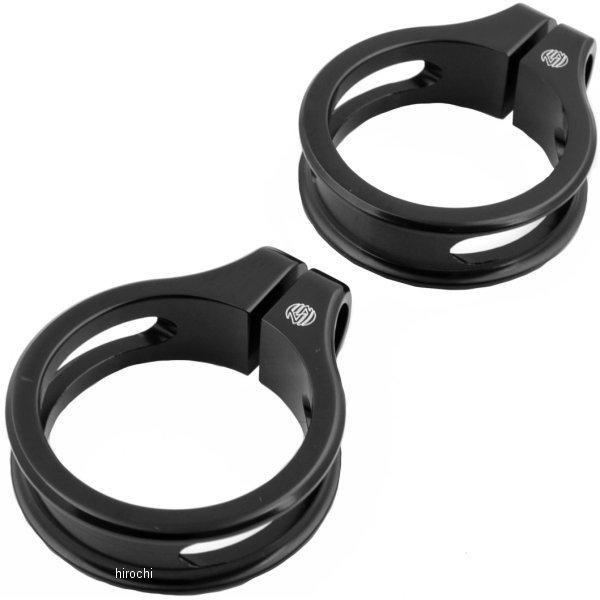 【USA在庫あり】 2020-0635 ローランドサンズデザイン RSD ウインカーフォーククランプ 49mm 黒 (左右ペア) JP店