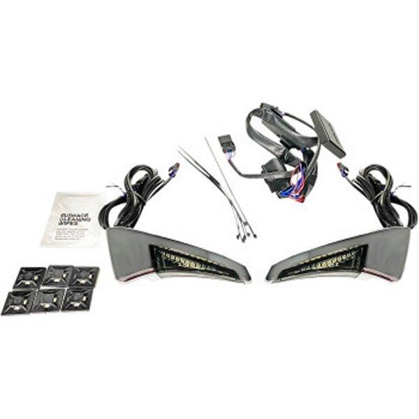 【USA在庫あり】 2040-2541 カスタム ダイナミクス LEDツアーパック 14年以降 クローム/スモーク JP店