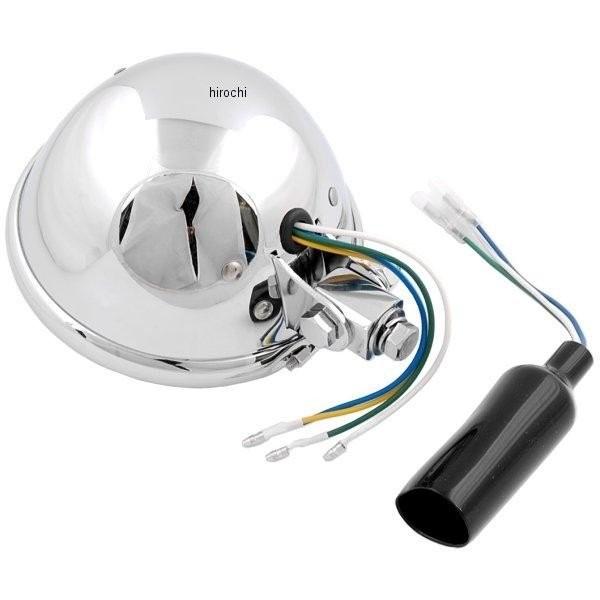 【メーカー在庫あり】 205-303 キジマ ヘッドライト 6インチ(152mm) ベーツタイプ 12V60/55W クローム JP店 | KIJIMA | 01