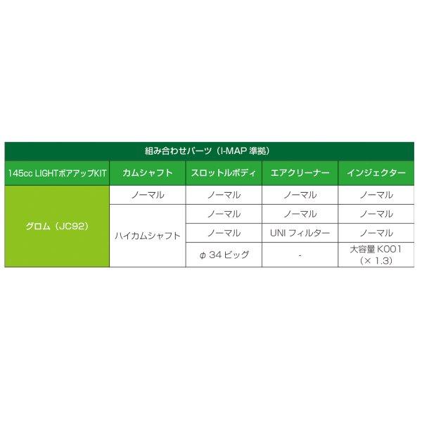 212-1452051 キタコ ボアアップキット 145cc LIGHT ハイカムシャフト無 グロム 黒 JP店_4