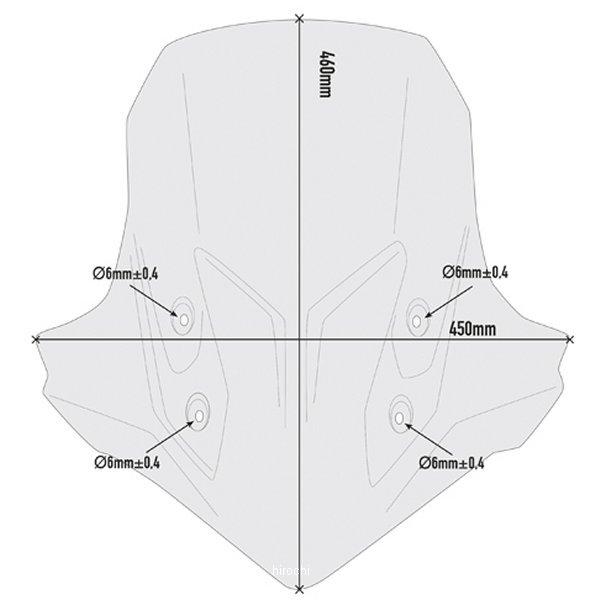 21832 ジビ GIVI D1171S スクリーン 19年-21年 CB500X HD店 | GIVI | 01