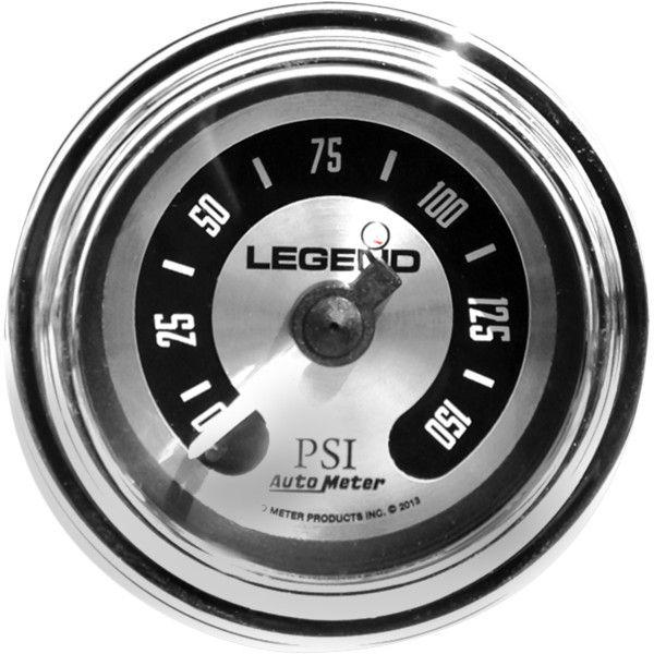  2212-0492 レジェンド LEGENDS 空気圧ゲージ 0-150psi フェアリング用 アルミ ライト JP店