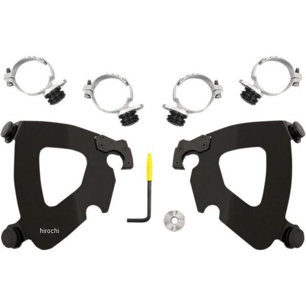 【USA在庫あり】 2320-0180 メンフィスシェード Memphis Shades 取付金具 フェアリング ガントレット用 14年-17年 FXDL 黒 JP店
