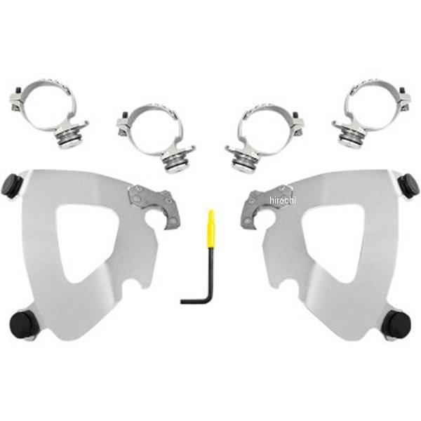 【USA在庫あり】 2320-0206 メンフィスシェード Memphis Shades 取付金具 フェアリング ガントレット用 FXLR ポリッシュ JP店