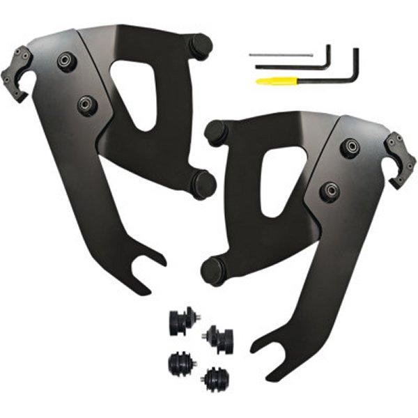 【USA在庫あり】 2320-0247 メンフィスシェード Memphis Shades 取付金具フェアリング ロードウォーリア用 FLSL 黒 JP店