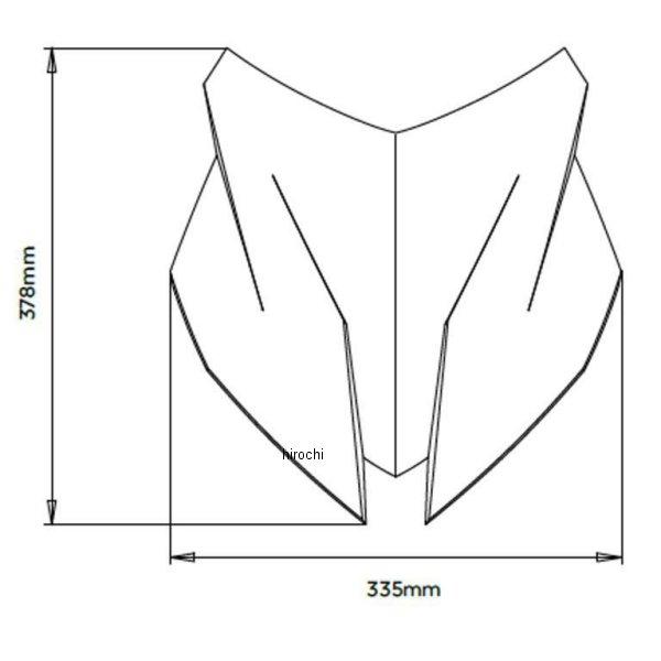 24002F ピラミッドプラスチック Pyramid Plastics スポーツスクリーン 20年-22年 F900XR ゴールド | ブランド登録なし | 03
