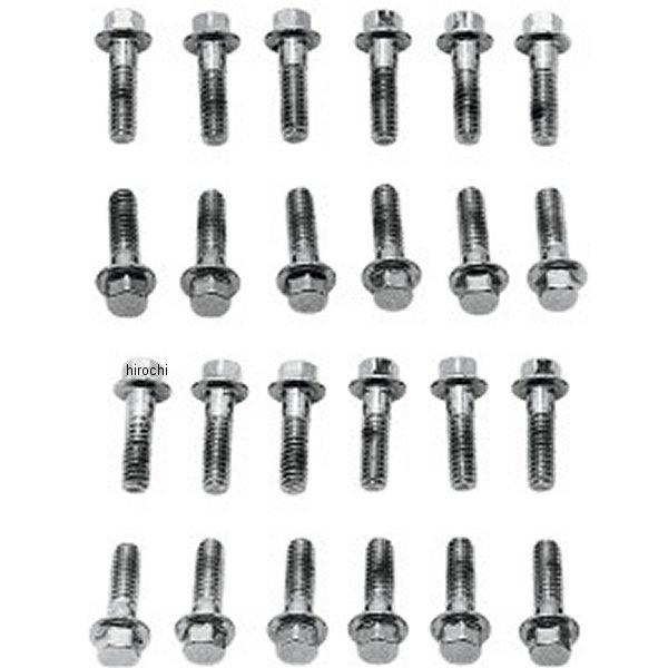 【USA在庫あり】 2401-0472 コロニー Colony Machine ロッカーカバー スクリュー 48年-65年 スチール クローム (24本入り) JP店