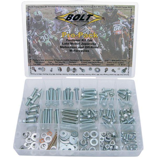 【USA在庫あり】 2401-0586 ボルト BOLT ネジ詰め合わせセット オフロード 日本 プロ仕様 200PC JP店