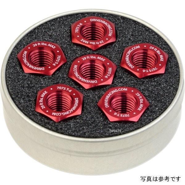 【USA店卸し資産あり】 2401-0751 ドリブンレーシング Driven Racing 鎖歯車 中毒者 5個 ドゥカティ 5雄螺旋こしき用 M10/P1.25 赤 JP店