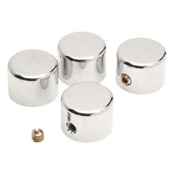【USA在庫あり】 2402-0073 DRAG ヘッドボルトカバー 86年以降 Big Twin、XL クローム (4個入り) JP店