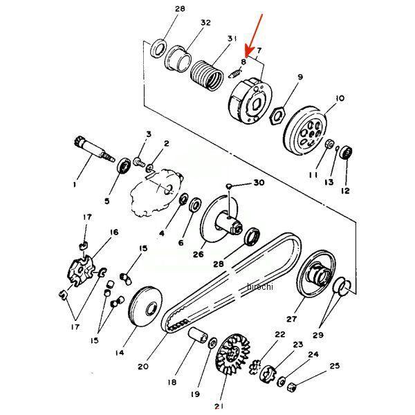 YAMAHA（ヤマハ） 【メーカー在庫あり】 24G-16626-01 ヤマハ純正