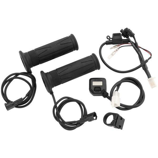 【USA在庫あり】 bkm266282 バイクマスター BikeMaster ヒートグリップ W/ LCD スイッチ 7/8インチ(22mm) 120 mm JP店