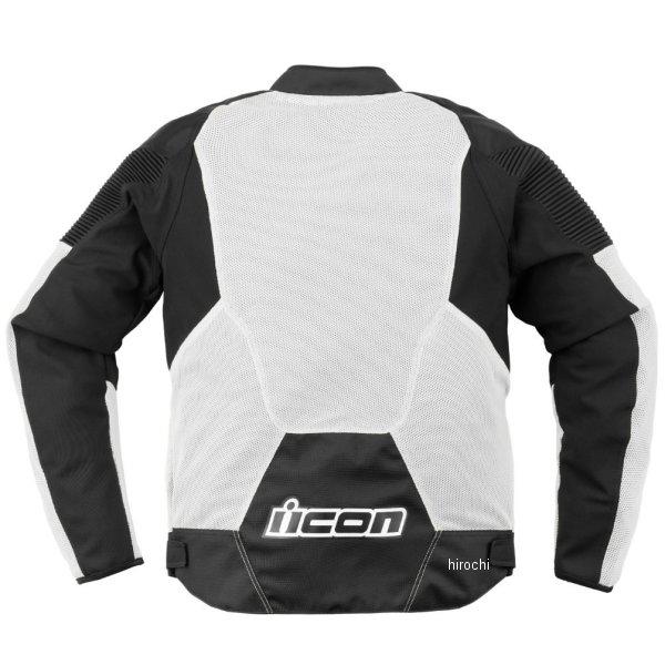 ICON メッシュジャケット XL ブラック/ホワイト