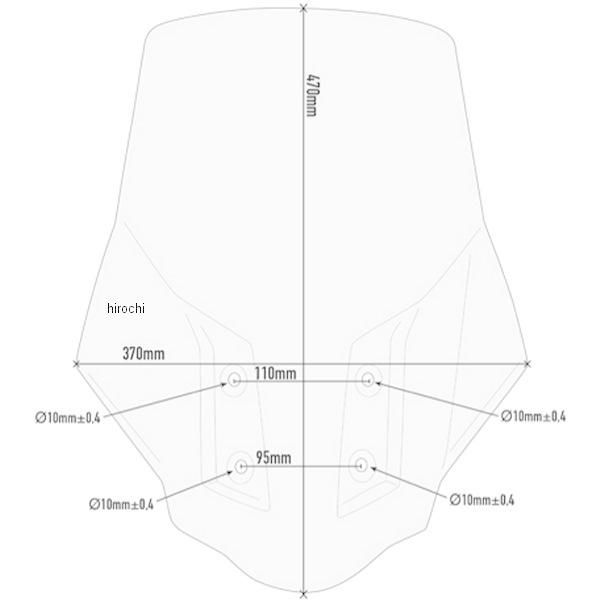 29187 ジビ GIVI D5126ST スクリーン 17年-21年 G310GS HD店 | DAYTONA（バイク用品） | 01