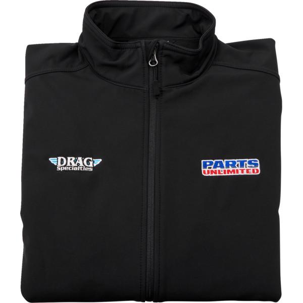 【USA在庫あり】 2920-0804 パーツアンリミテッド PARTS UNLIMITED ジャケット SOFTSHELL PU/DS BK S JP店_1