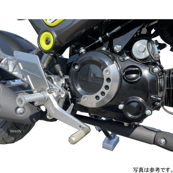 【製造会社棚卸し資産あり】 32412 G手工芸品 ビレットクランクケースカバーガード 軽銀 21年 グロム JC92用 JP店