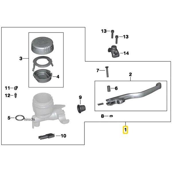 BMW - 32727727031 文句なし Handbrake lever JP店 バイク-その他バイクパーツ、アクセサリー用品