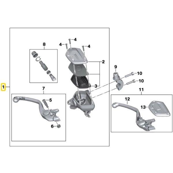 32728563845 BMW純正 Handbrake control assembly JP店 バイク