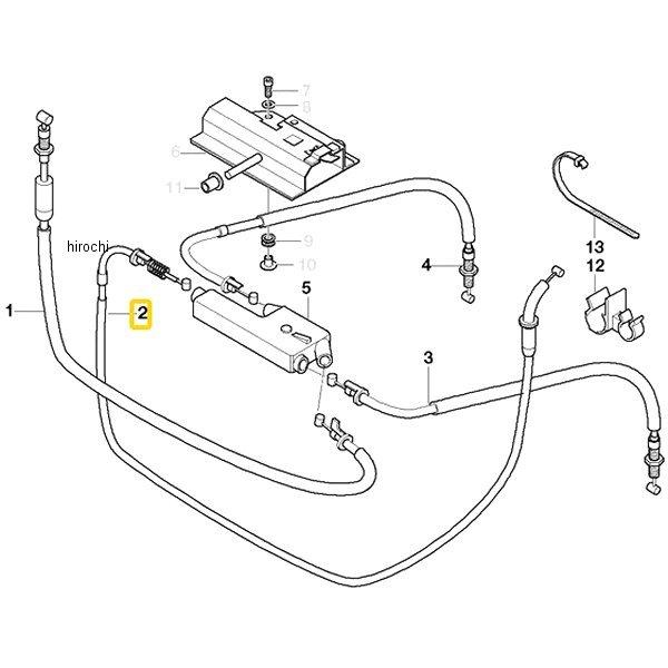 32737659676 BMW純正 チョーク コントロール ケーブル L=1059mm JP店