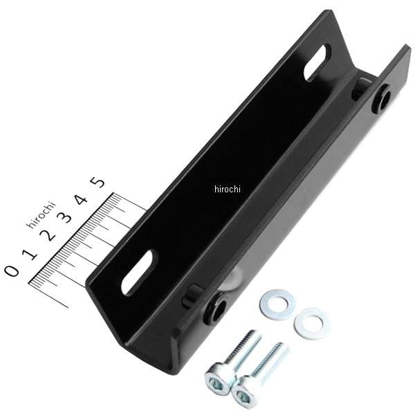 【メーカー在庫あり】 33108G Gクラフト ナンバープレートステー 汎用 タイプ2 黒 JP店 | ホンダ | 01