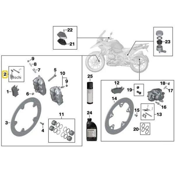 BMW 34118535158 BMW純正 セット 固定部品 ブレーキ パッド JP店 : ヒロチー商事 1号店 - 通販 - Yahoo ...