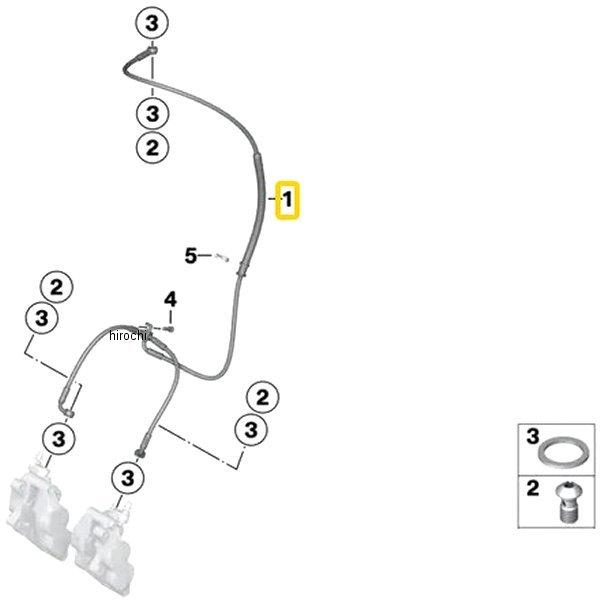 34327699606 BMW純正 (SO)ブレーキライン JP店