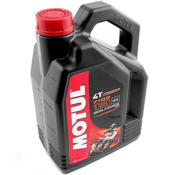 【即納】 521860 モチュール MOTUL 7100 100%化学合成 4スト エンジンオイル 10W60 4リットル JP店｜hirochi