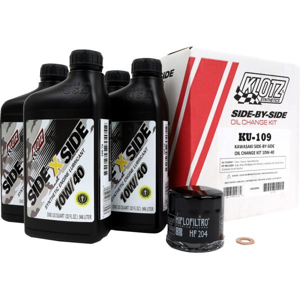 【USA在庫あり】 3601-0922 クロッツ KLOTZ キット オイル チェンジ KAWASAKI 10W/40 JP店_1