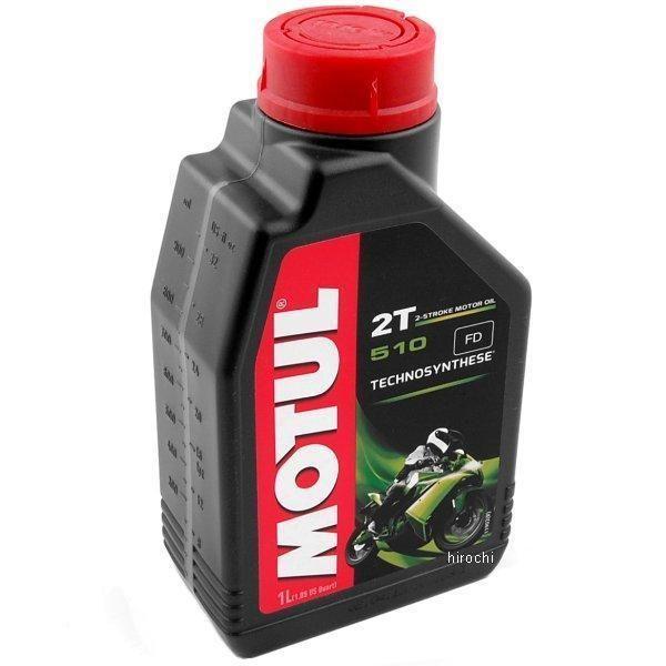 【即納】 109530 モチュール MOTUL 510 半化学合成 2スト エンジンオイル 1リットル JP店｜hirochi