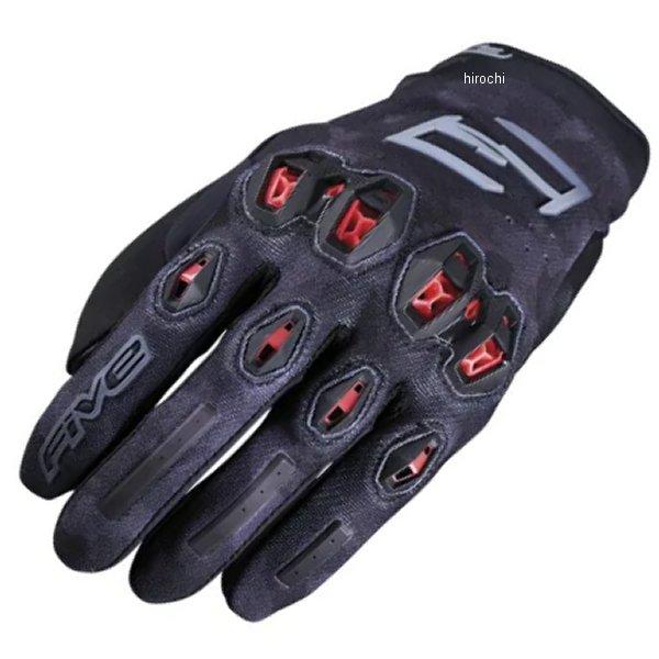 3841300109034 ファイブ FIVE グローブ STUNT EVO 2 カモ黒/赤 XL