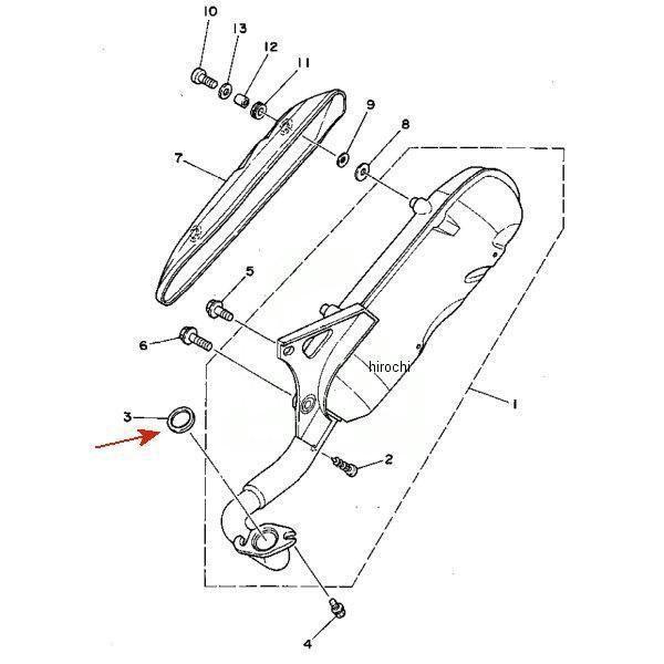YAMAHA（ヤマハ） 【メーカー在庫あり】 3HK-14613-00 ヤマハ純正