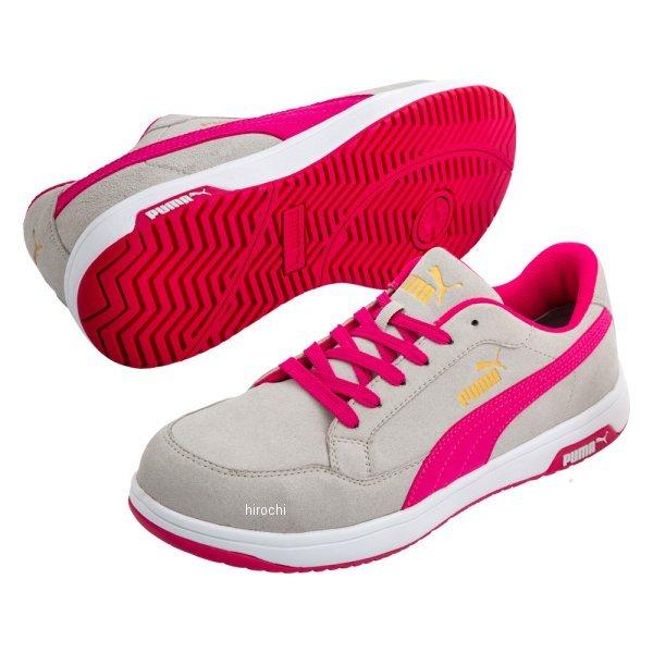 64.221.0 プーマ PUMA ヘリテイジエアツイスト2.0 ローカット 安全靴 作業靴 グレー/ピンク 28.0cm JP店