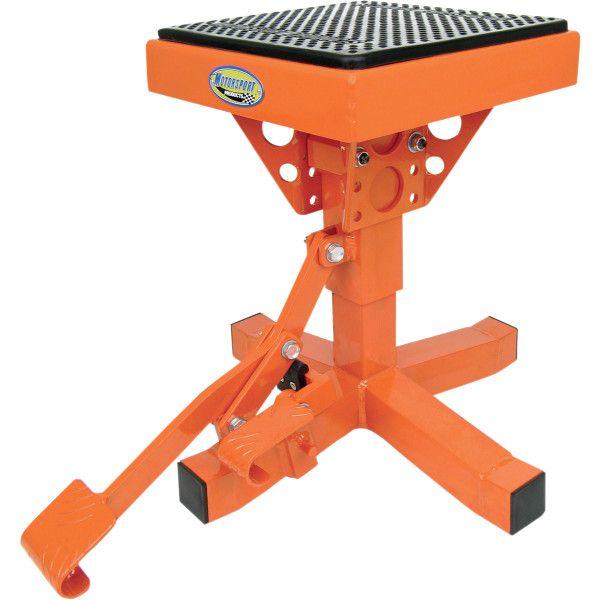 【USA在庫あり】 4110-0063 モータースポーツプロダクツ Motorsport Products P-12リフトスタンド アルミ オレンジ JP店